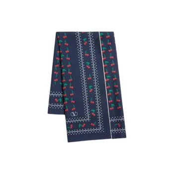 Valentino Cherryfic Scarf