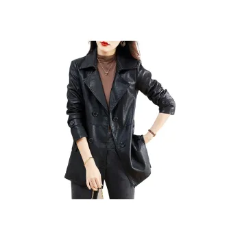 Yi Mengyuan Jackets Coats Women's Black