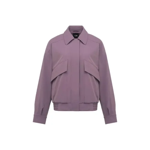 LI NING 1990 Commuter Series Jackets Coats Women's Frosty Dusty Purple