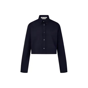 MIU MIU SS24 Shirt Women's Marine Blue