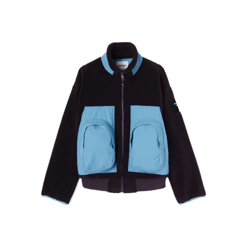 AMBUSH Fleece Panel Jacket 'Black'-0