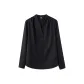 Long-Sleeved Black Shirt for Women