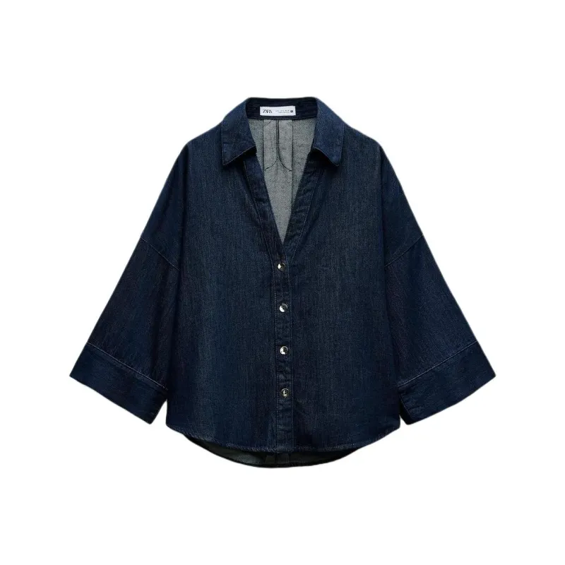 ZARA Shirts Women's Blue-0