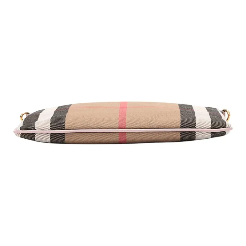 Burberry Vintage Cow Leather Clutch, Shoulder Bag, Crossbody Bag Women's Pink-3