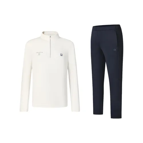 FILA Casual Sportswear Men Brown White+Legend Blue