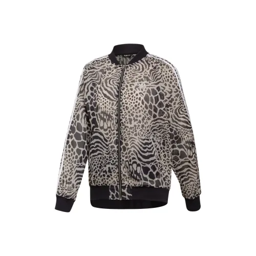 Adidas Originals TRACK TOP Jackets & Coats Women's Light Ecru/Tin/Black