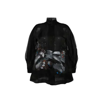 SHIATZY CHEN Libre Collection Standing Collar Shirt