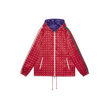 GUCCI X Adidas Reversible Jacket Red/Purple