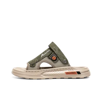 Mulinsen Slip Resistant Platform Height Increasing Lightweight, Slip on, Art Design Premium Beach Sandal Men's