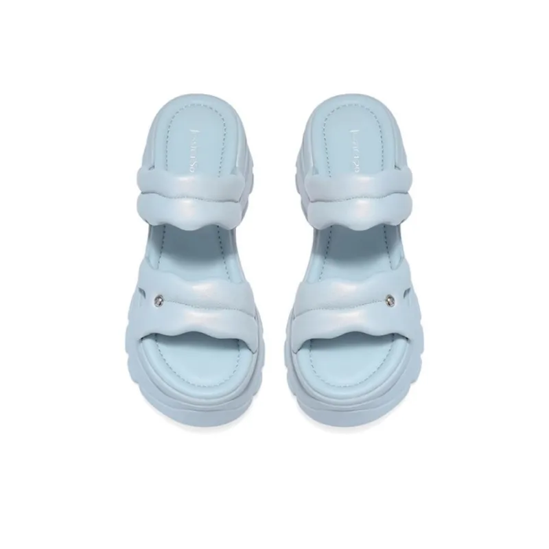JESSICA SOPHIA PU Polyurethane Slip Resistant Abrasion Resistant Slide Slippers Women's-4