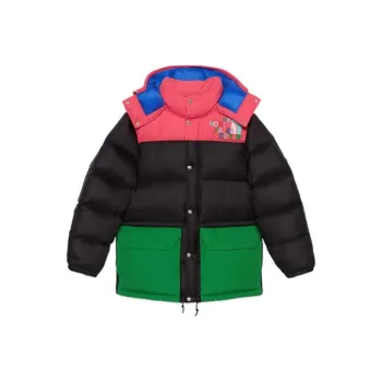GUCCI X The North Face Down Jacket Black/Multicolor