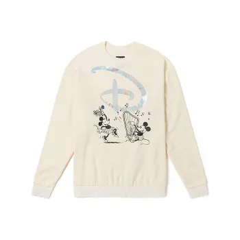 Vans X Disney Co-brand Sweatshirts Women's Vintage White
