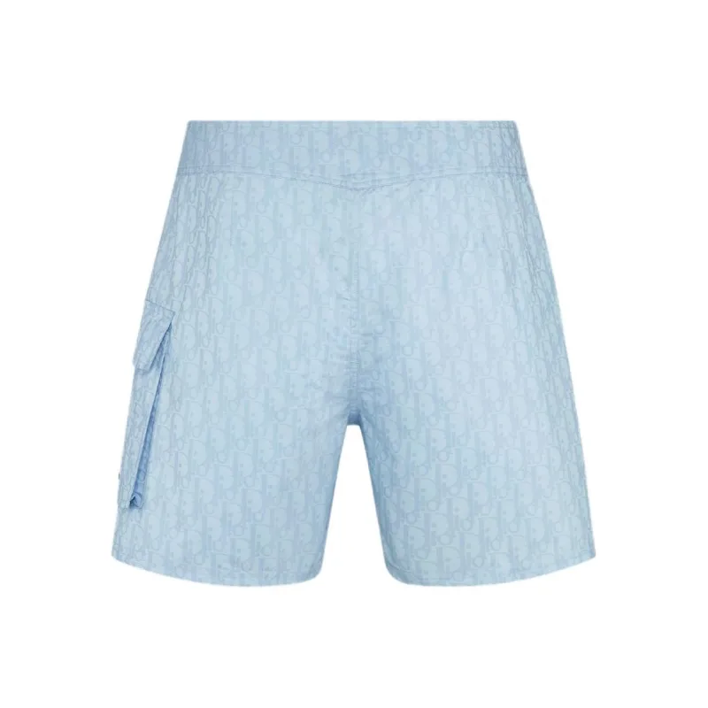 DIOR FW25 Swimming Shorts Men's Sky Blue-1