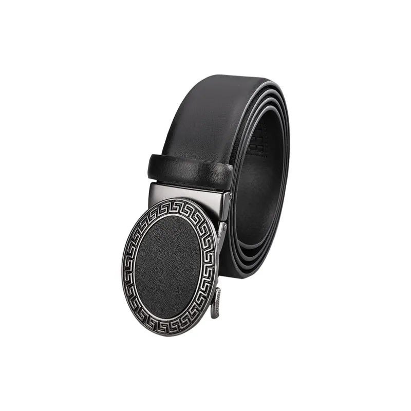 Cows Reign Top Grain Cow Leather Belts Men's Width 3.4cm-0