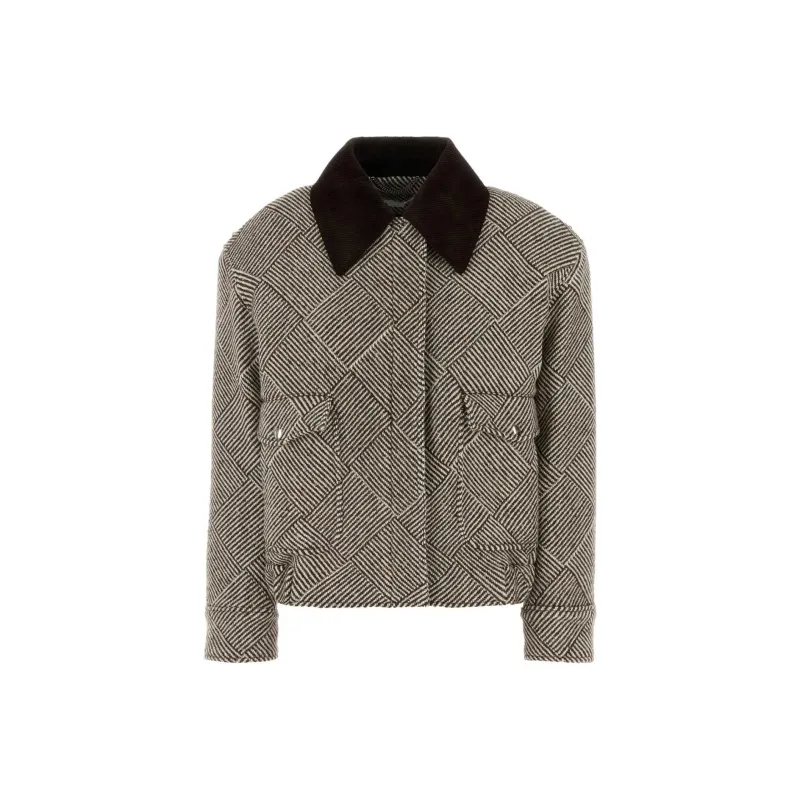 Stella McCartney Long Sleeved Tweed Jacket-0
