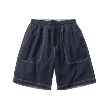 VERAF CA Casual Shorts Unisex Navy Blue Gray