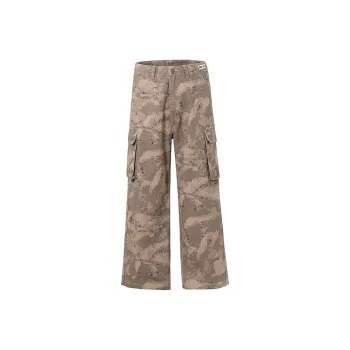 FCB ARCELONA Casual Pants Unisex Jacquard Camouflage