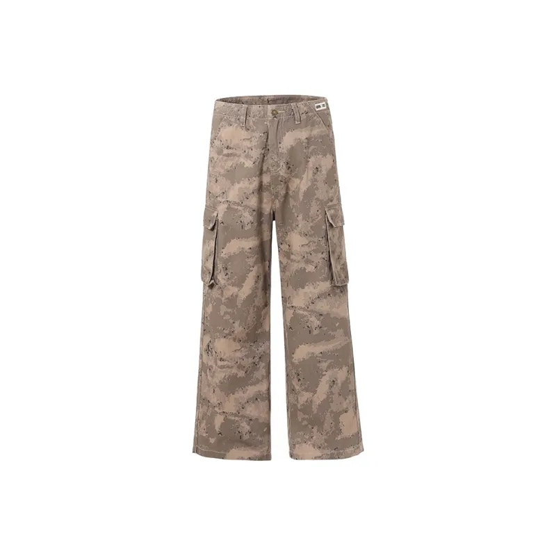 FCB ARCELONA Casual Pants Unisex Jacquard Camouflage-0