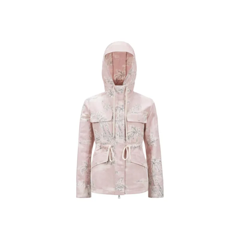 Moncler Jackets Coats Women's Light Pink-0
