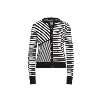 Polo Ralph Lauren Knitwear Women's Black White Stripes