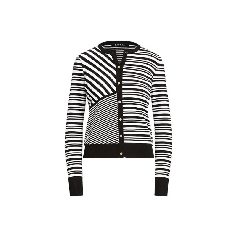 Polo Ralph Lauren Knitwear Women's Black White Stripes-0