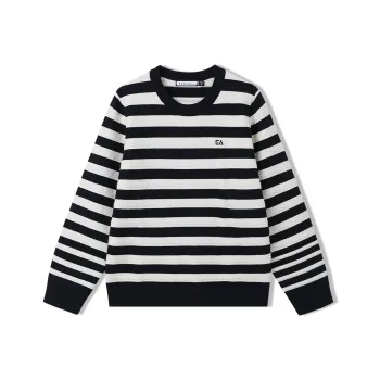 Elle Active Knitwear Women's Navy Blue/White