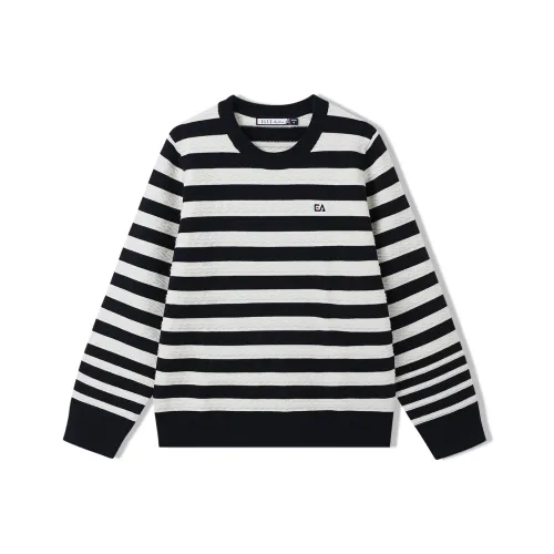 Elle Active Knitwear Women's Navy Blue/White