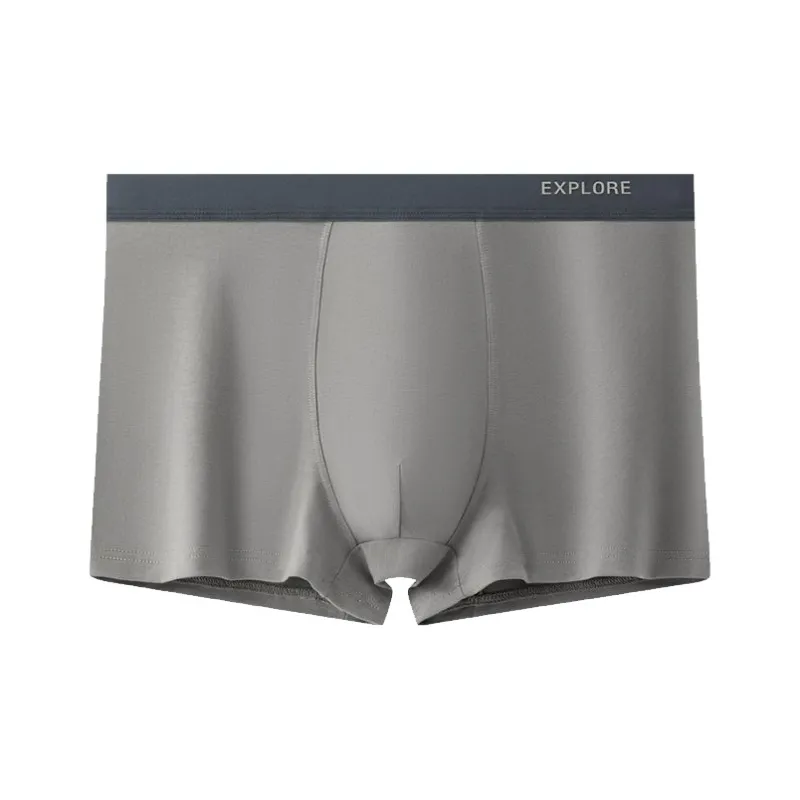 YUZHAOLIN Underpants Men's 1 Pack Dark Gray-0