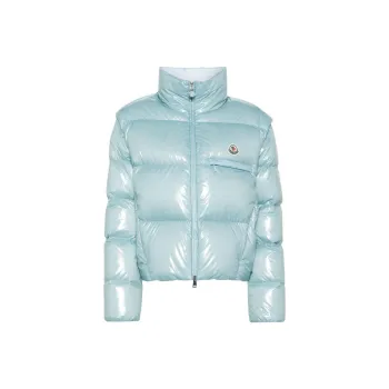 Moncler SS24 Down Jacket Women's Light Blue