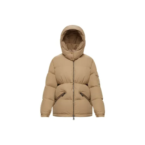 Moncler Buddy Series Down Jackets Women's Light Brown