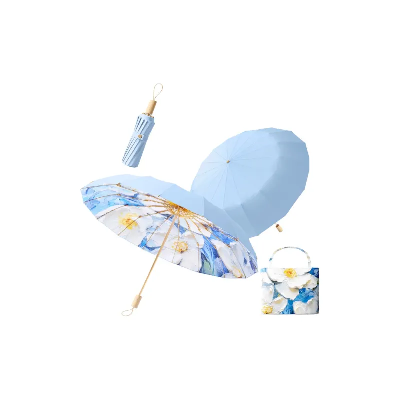Imono Tall Wind Resistant Sunny And Rainy Dual Use Umbrella-22