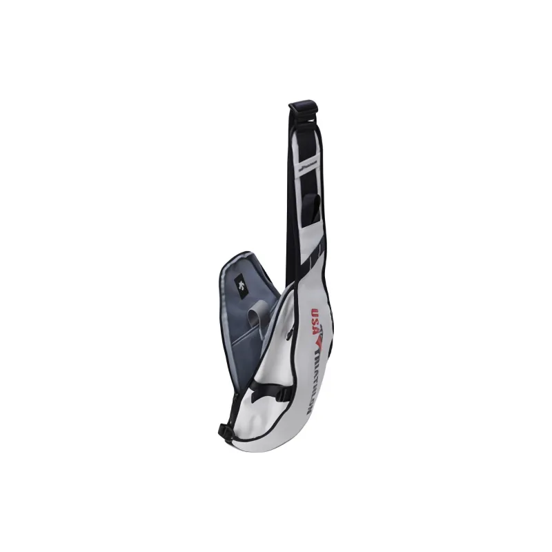 DESCENTE Nylon Sling Bag Unisex White-3