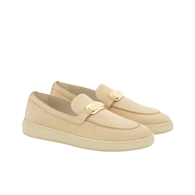 FERRAGAMO Vara Casual Single Shoes Women's Beige-2