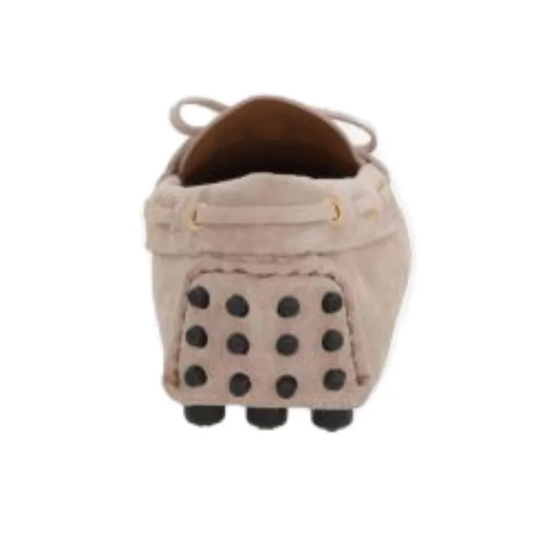 Car Shoe Gommino Loafers Women's Beige-3
