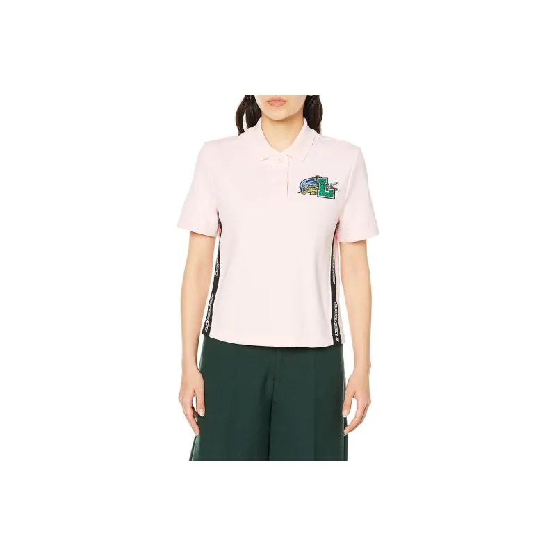 LACOSTE Polo Shirt Women's Light Pink-0