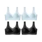 4 Pack (2 Blue+2 Black)