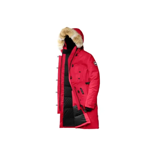 Canada category Down Jacket Winter Women's Red