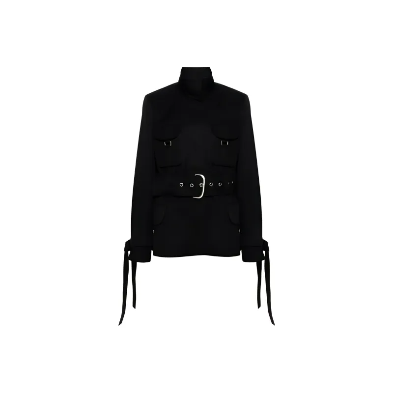 OFF-WHITE Belted High Jacket-0