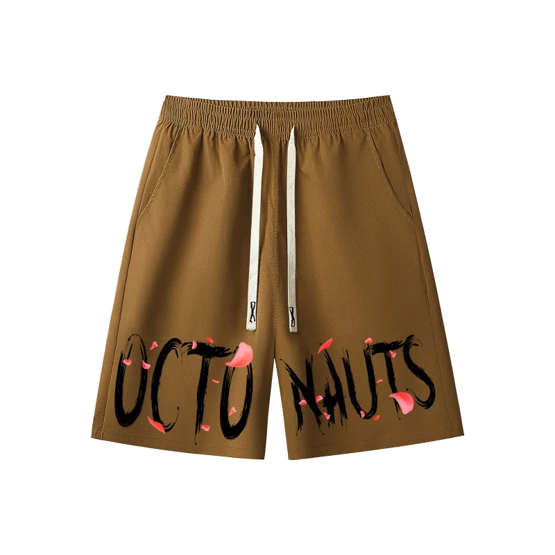 Small Columns Under The Sea Casual Shorts Unisex-5