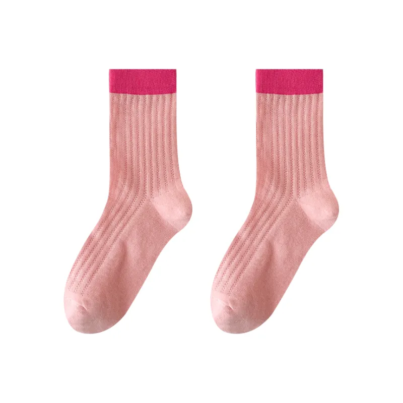 H YXIANG Mid Calf Socks Women's Combo Set-23