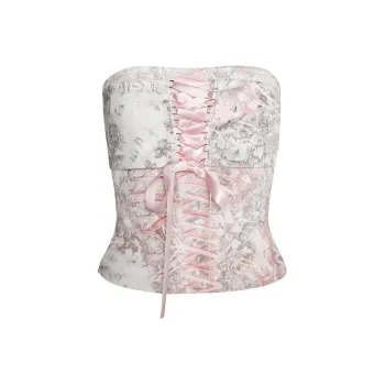 I.AM.GIA SANTI TOP Strapless Top Women's Multicolor