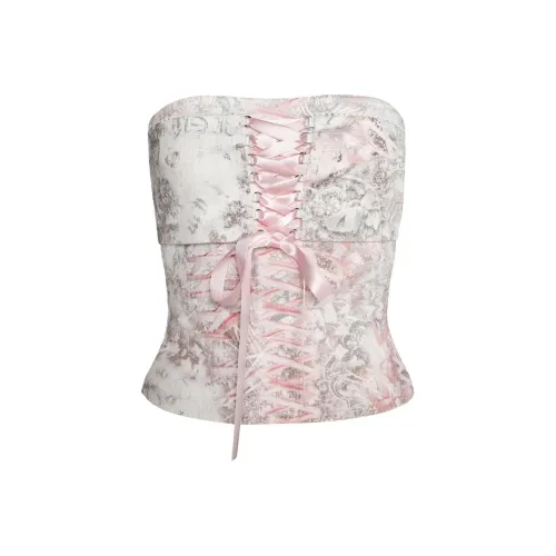 I.AM.GIA SANTI TOP Strapless Top Women's Multicolor