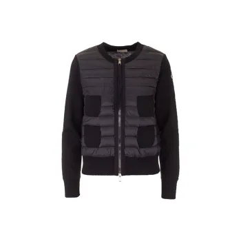 Moncler Padded Fleece Cardigan