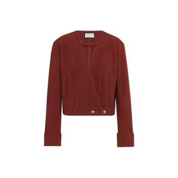 MEIYANG Jackets Coats Women's Red