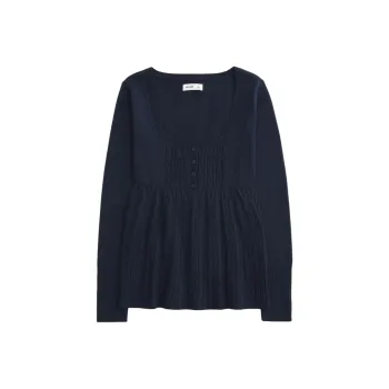 Hollister Sweater Women's Marine Blue