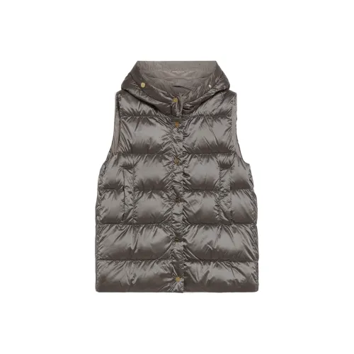 MaxMara Buttoned Drawstring Gilet