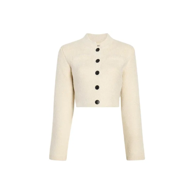 KHAITE Ello Buttoned Cropped Jacket-0