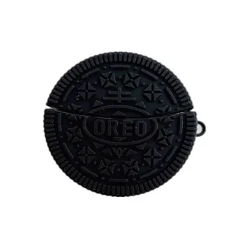 XINGCAIZI Compatible With Beats Studio Buds+ Silicone Black Cookie Protective Cover Headphone Cases