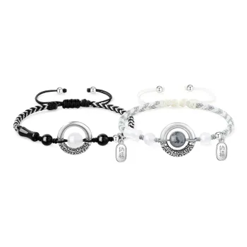 OWNCOOL Natural Chalcedony Bracelets Unisex