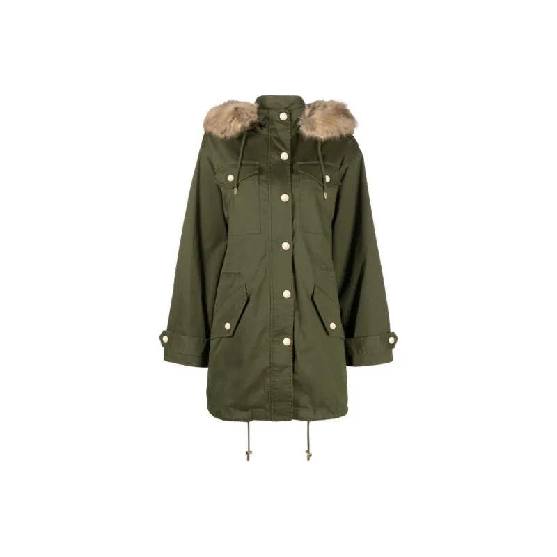 MICHAEL MICHAEL KORS Faux Fur-trim Parka-0